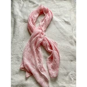 Ten Thousand Villages Zoology Scarf, pink scarf NWT